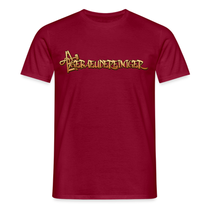 Unisex T-Shirt "Gebäudereiniger" Ziegelrot Männer T-Shirt
