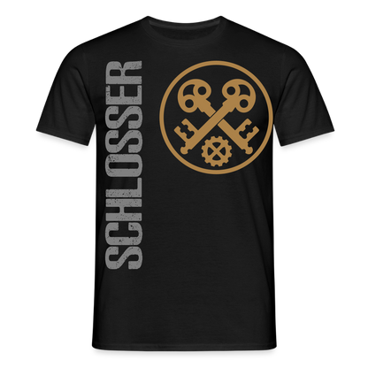 Unisex T-Shirt "Schlosser" Schwarz Männer T-Shirt