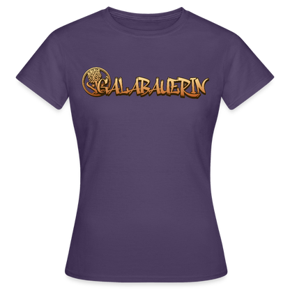 Frauen T-Shirt "GaLaBauerin" Dunkellila Frauen T-Shirt