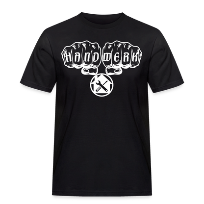 Männer Workwear T-Shirt "Hausmeister" Schwarz Männer Workwear T-Shirt