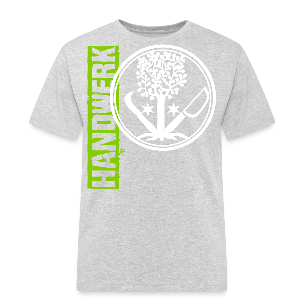 Unisex Workwear T-Shirt "GaLaBauer" Grau meliert Männer Workwear T-Shirt