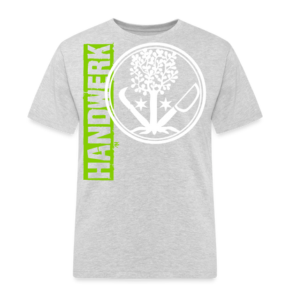 Unisex Workwear T-Shirt "GaLaBauer" Grau meliert Männer Workwear T-Shirt