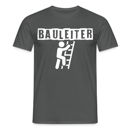 Unisex T-Shirt "Bauleiter" Anthrazit Männer T-Shirt