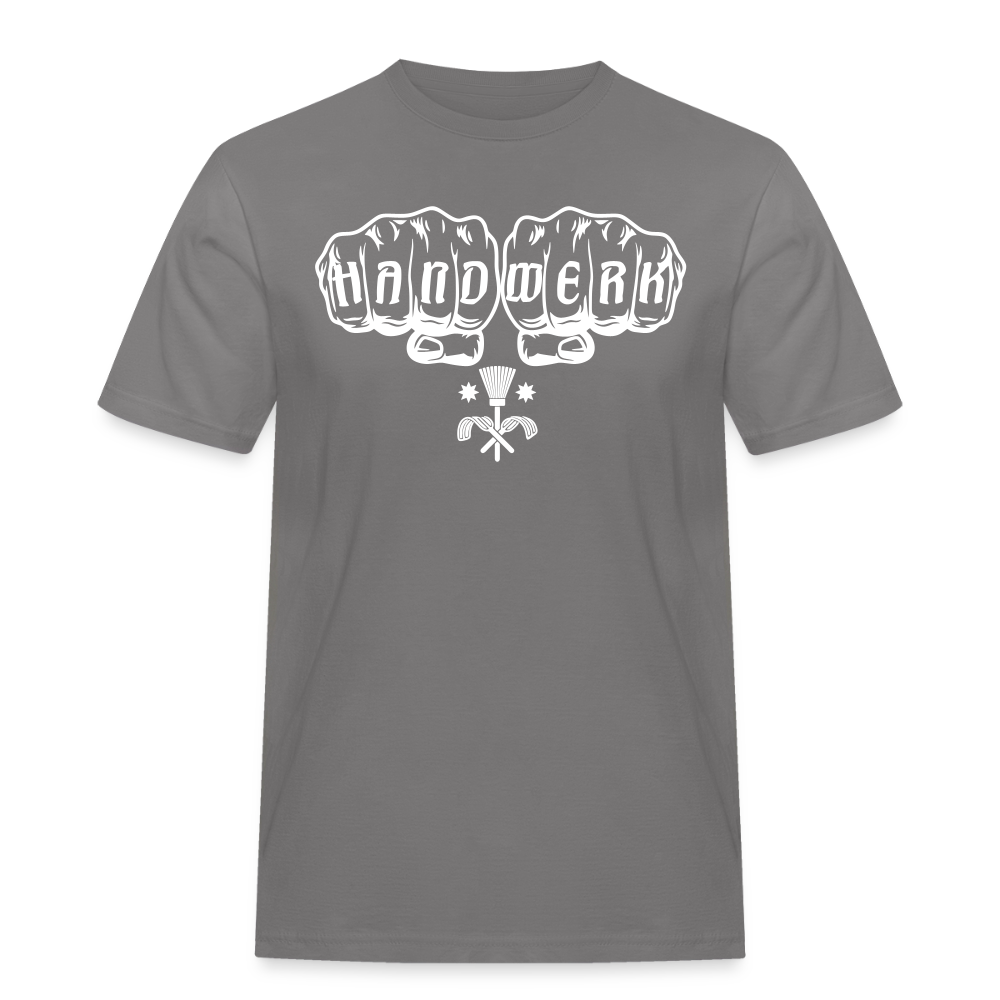 Männer Workwear T-Shirt "Schornsteinfeger" Grau Männer Workwear T-Shirt