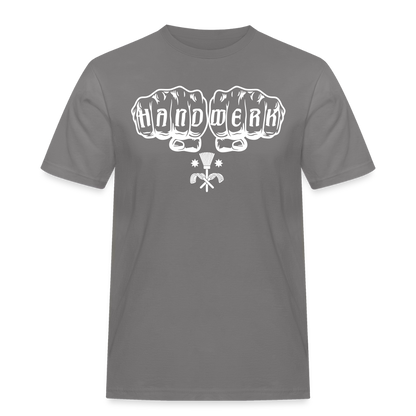 Männer Workwear T-Shirt "Schornsteinfeger" Grau Männer Workwear T-Shirt