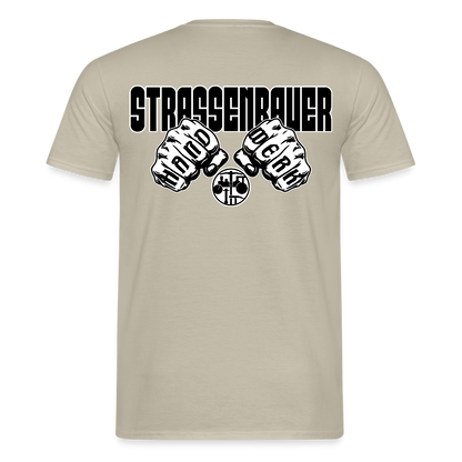 Unisex T-Shirt "Strassenbauer" Sandbeige Männer T-Shirt
