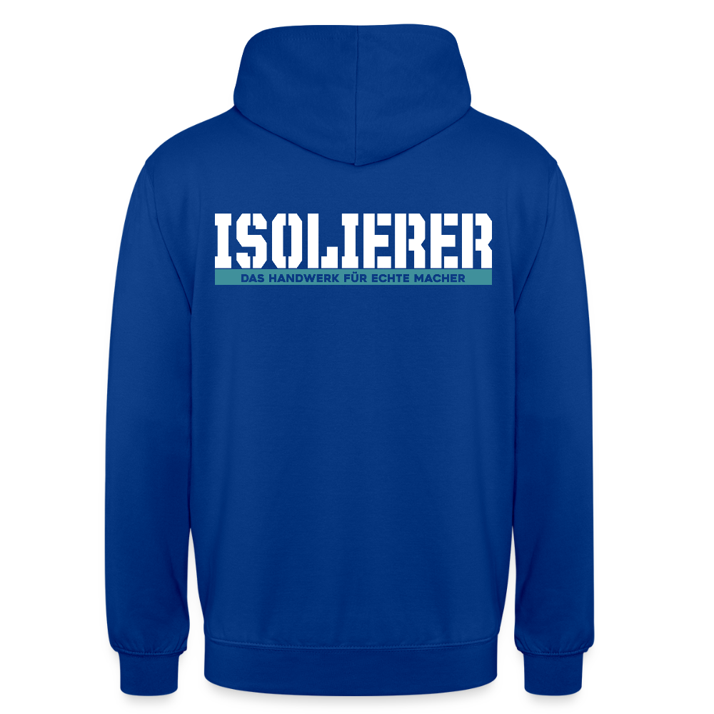Unisex Hoodie HW-300 | MACHER "Isolierer" Royalblau Unisex Hoodie {{ color }}