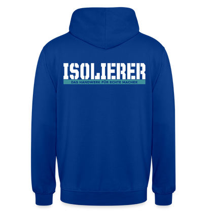 Unisex Hoodie HW-300 | MACHER "Isolierer" Royalblau Unisex Hoodie {{ color }}