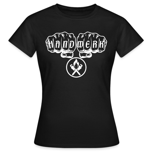 Frauen T-Shirt "Heizungsbauer" - Schwarz