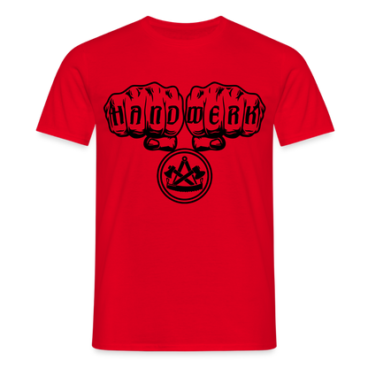 Unisex T-Shirt "Zimmermann" Rot Männer T-Shirt