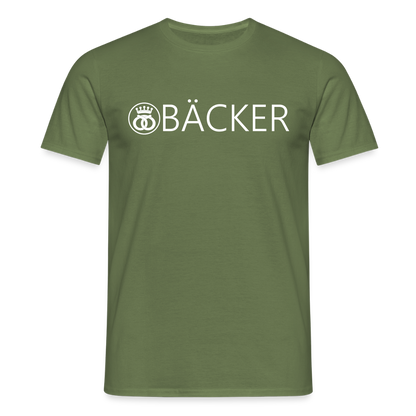 Unisex T-Shirt "Bäcker" Militärgrün Männer T-Shirt
