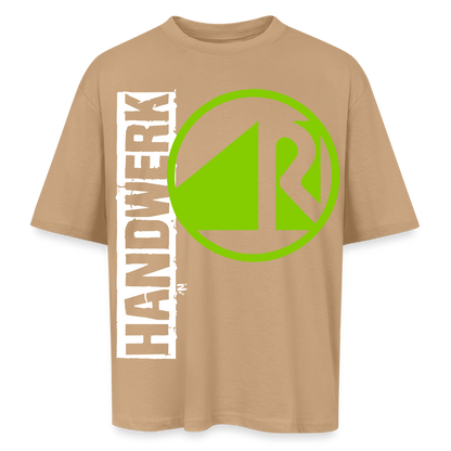 Oversized Unisex T-Shirt "Raumausstatter" Beige Oversized Unisex T-Shirt