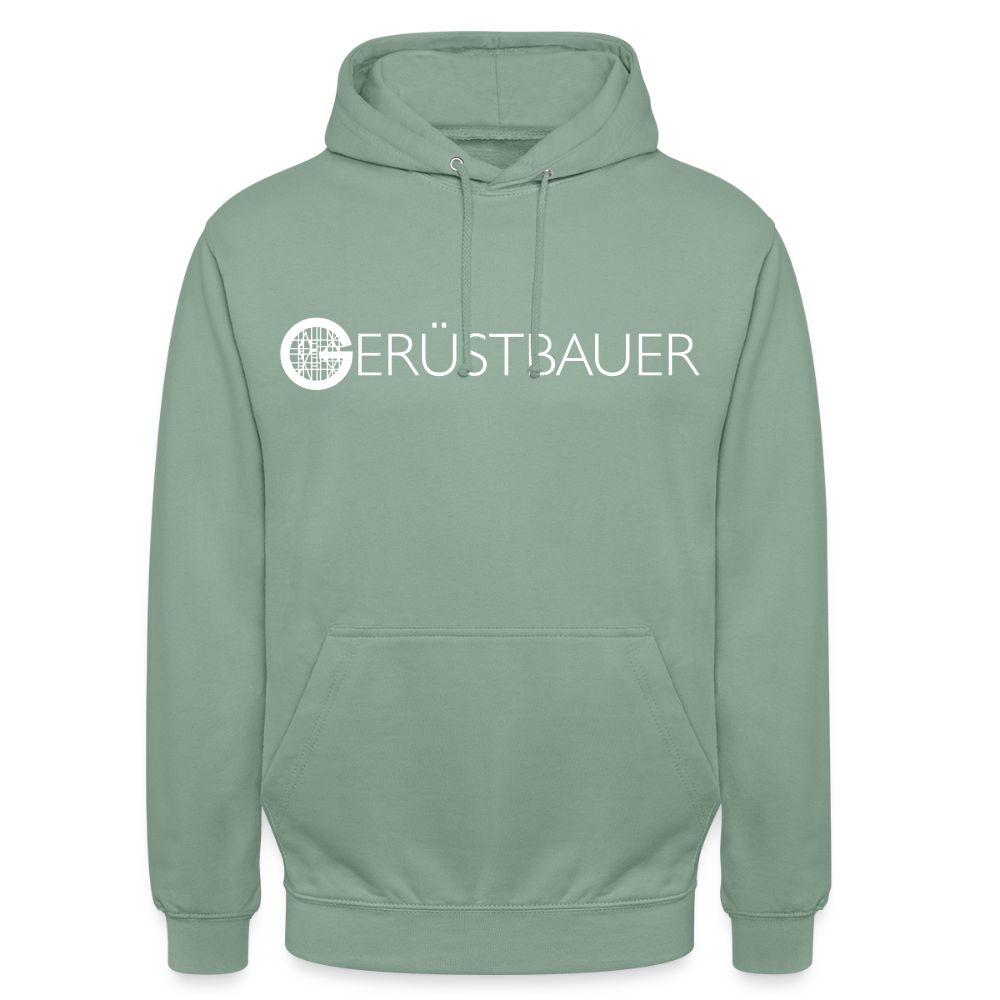 Unisex Hoodie "Gerüstbauer" - Graugrün