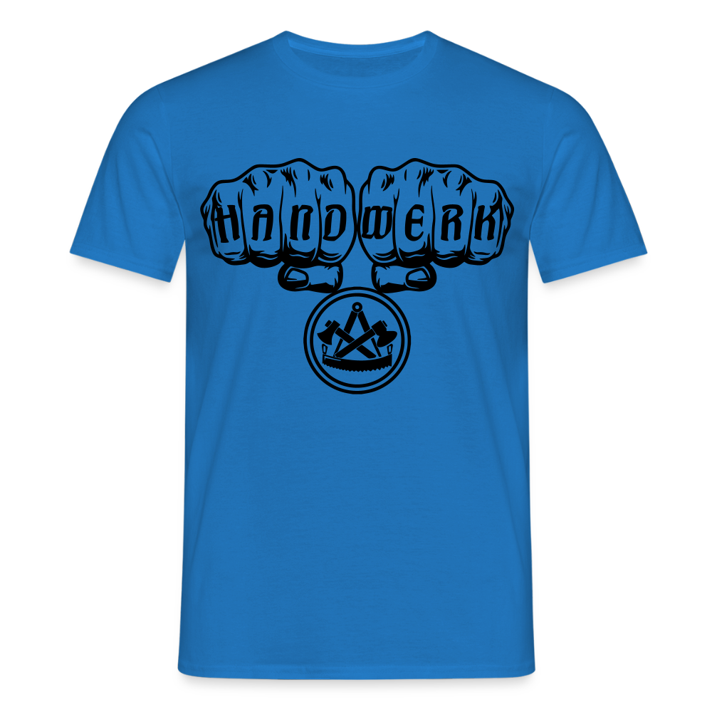 Unisex T-Shirt "Zimmermann" Royalblau Männer T-Shirt