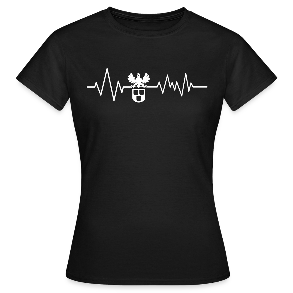 Frauen T-Shirt "Maler" Schwarz Frauen T-Shirt