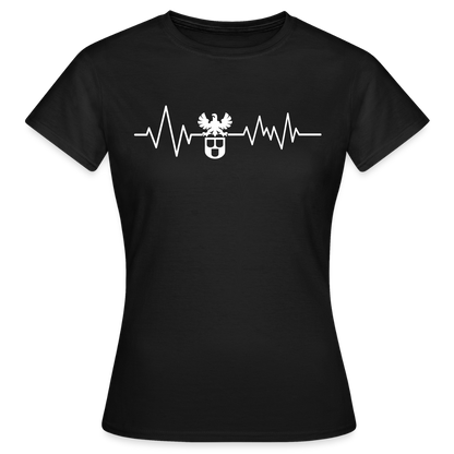 Frauen T-Shirt "Maler" Schwarz Frauen T-Shirt