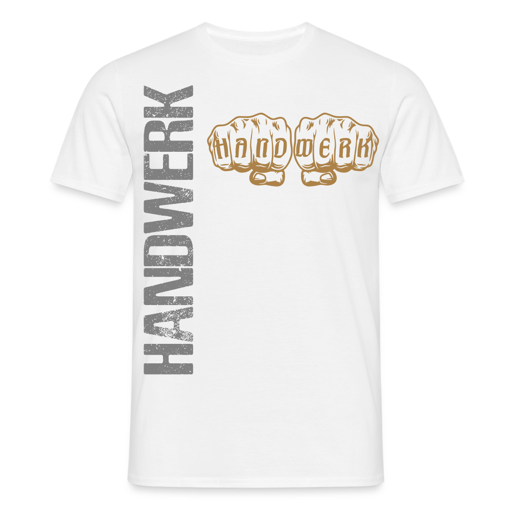 Unisex T-Shirt "Handwerk24" Weiß Männer T-Shirt