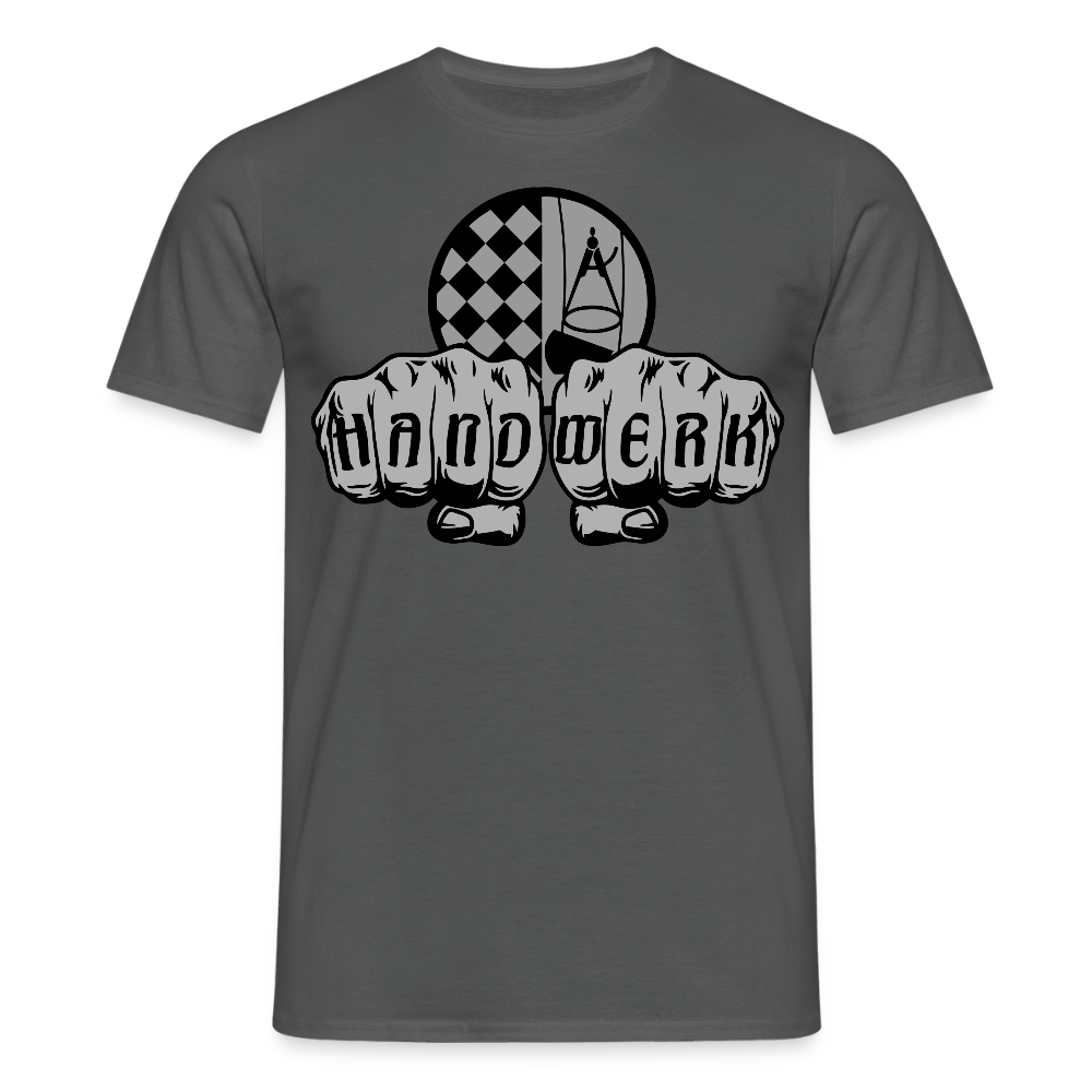 Unisex T-Shirt "Bodenleger" Anthrazit Männer T-Shirt