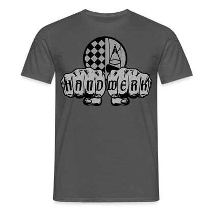 Unisex T-Shirt "Bodenleger" Anthrazit Männer T-Shirt