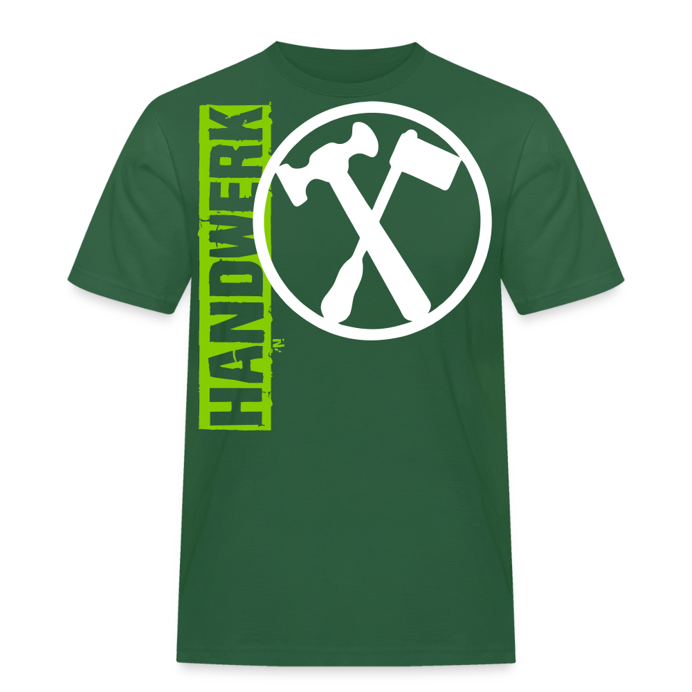 Unisex Workwear T-Shirt "Installateur" Flaschengrün Männer Workwear T-Shirt
