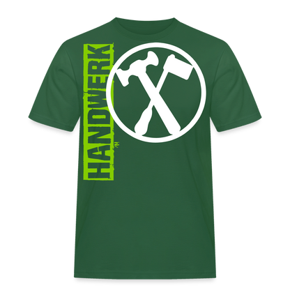 Unisex Workwear T-Shirt "Installateur" Flaschengrün Männer Workwear T-Shirt