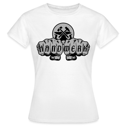 Frauen T-Shirt "Metallbauer" Weiß Frauen T-Shirt