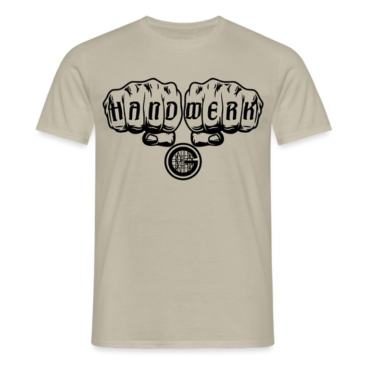 Unisex T-Shirt "Gerüstbauer" - Sandbeige