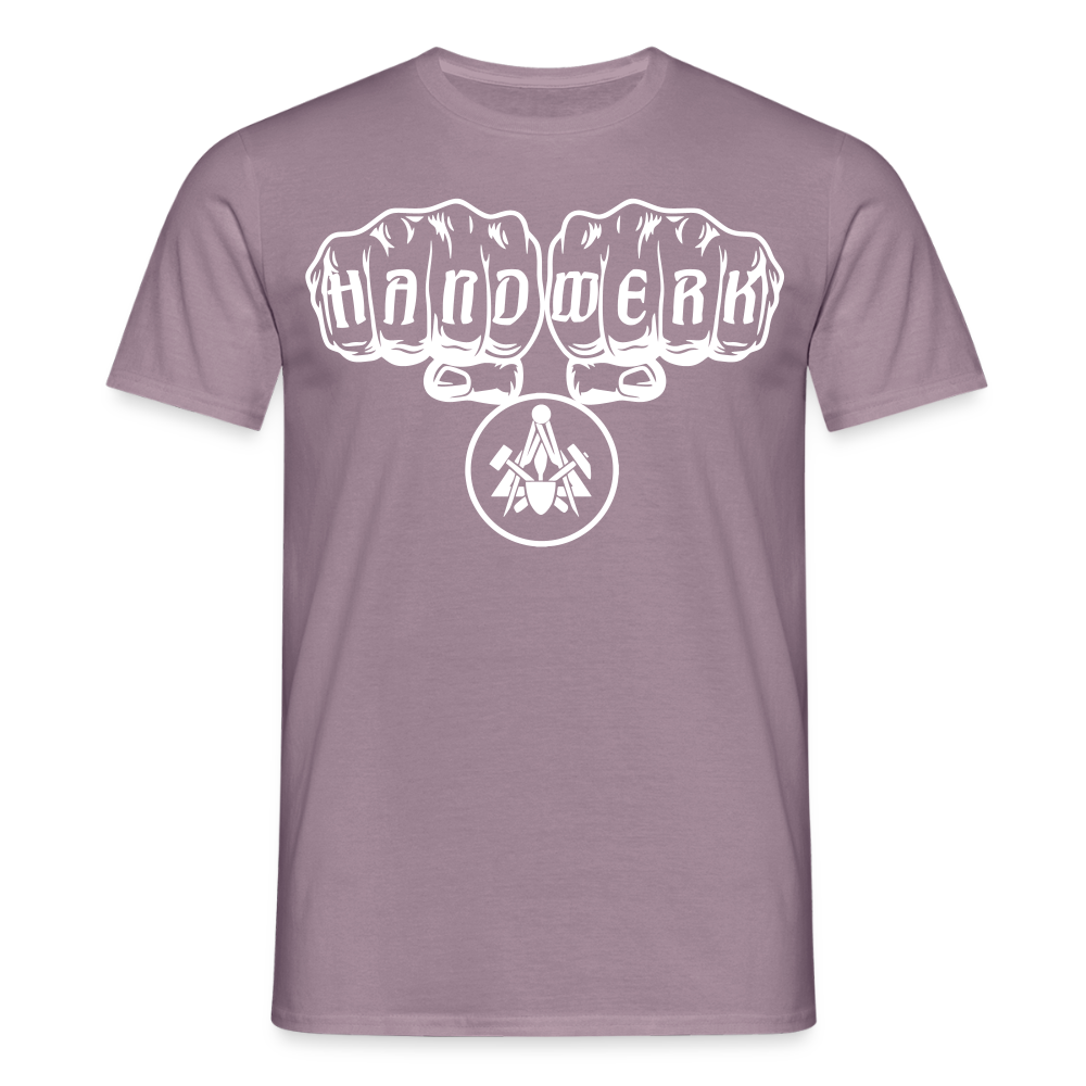 Unisex T-Shirt "Maurer" Lilagrau Männer T-Shirt