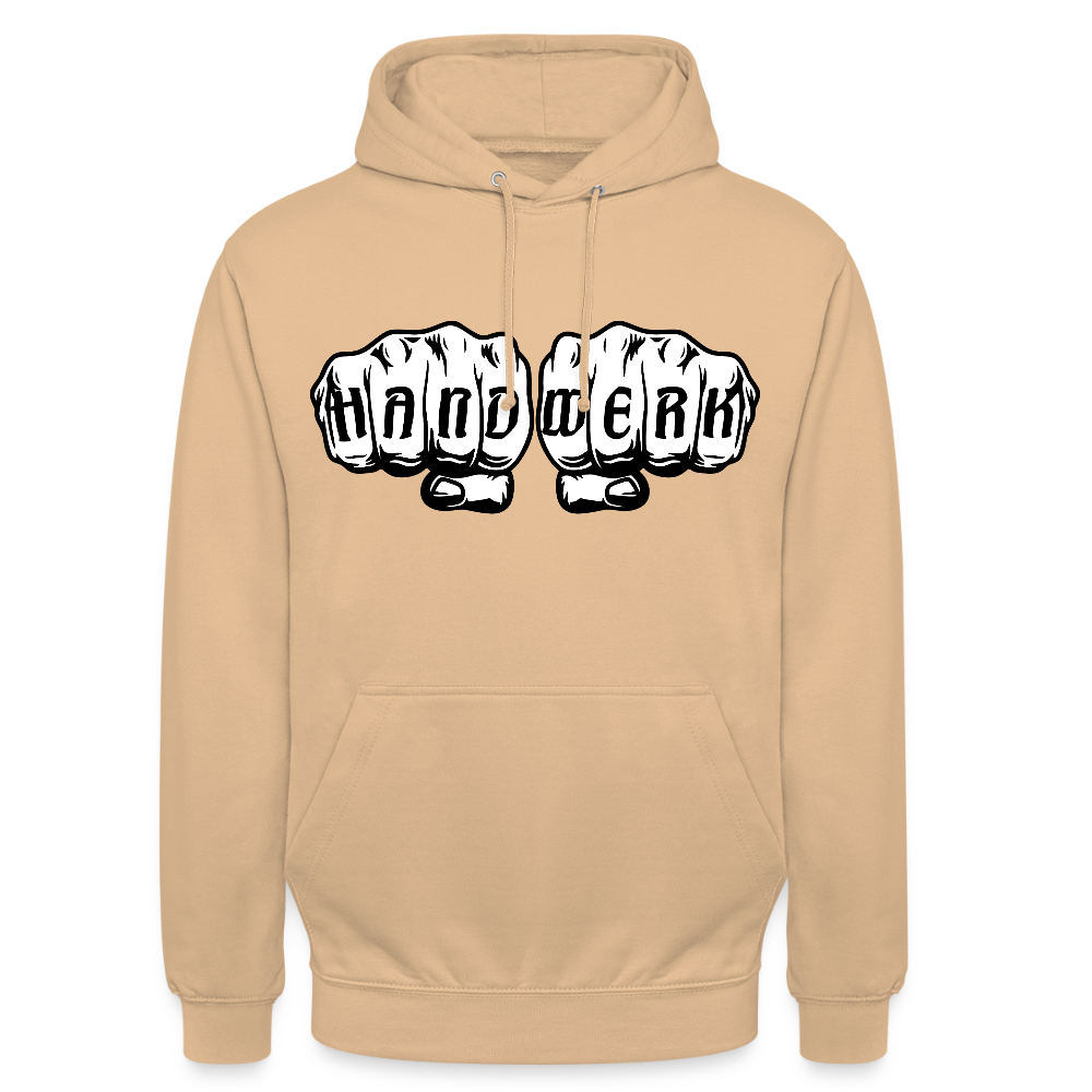 Unisex Hoodie "Handwerk" Pfirsich Unisex Hoodie
