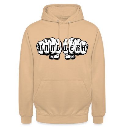 Unisex Hoodie "Handwerk" Pfirsich Unisex Hoodie