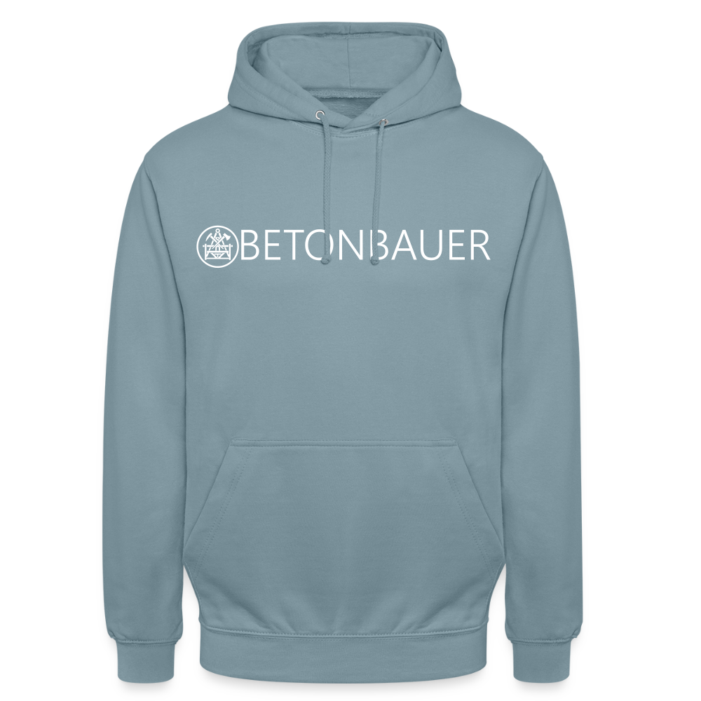 Unisex Hoodie "Betonbauer" Nebelblau Unisex Hoodie