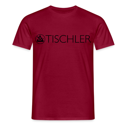 Unisex T-Shirt "Tischler" Ziegelrot Männer T-Shirt