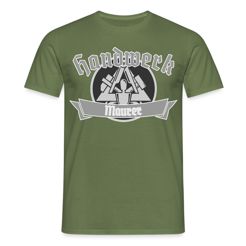 Unisex T-Shirt "Maurer" Militärgrün Männer T-Shirt