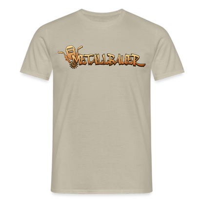 Unisex T-Shirt "Metallbauer" Sandbeige Männer T-Shirt