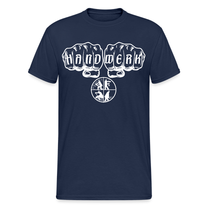 Unisex T-Shirt "Feuerwehr 3" Navy Männer Gildan Heavy T-Shirt