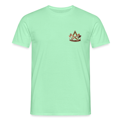Unisex T-Shirt "Zimmermann" (beidseitig bedruckt) - Mintgrün