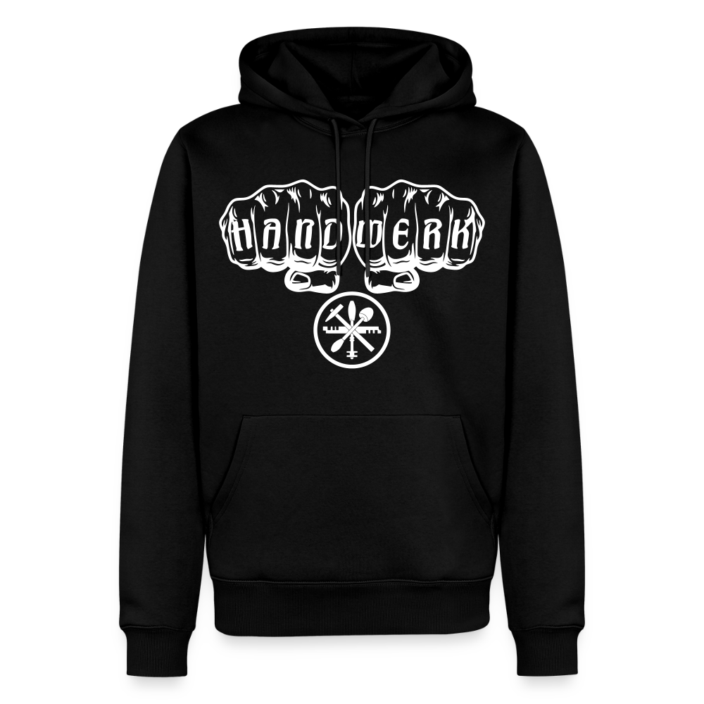 Männer Premium Hoodie "Glaser" Schwarz Männer Premium Hoodie