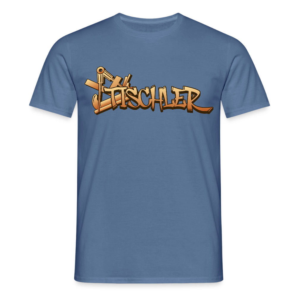 Unisex T-Shirt "Tischler" Taubenblau Männer T-Shirt