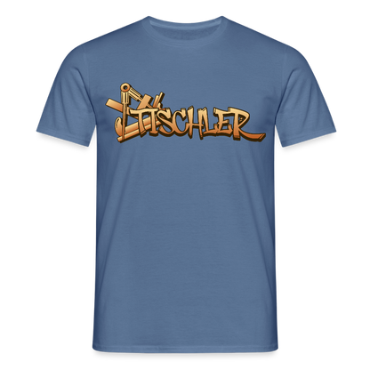 Unisex T-Shirt "Tischler" Taubenblau Männer T-Shirt