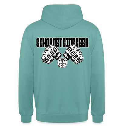 Unisex Hoodie "Schornsteinfeger" Pastelltürkis Unisex Hoodie