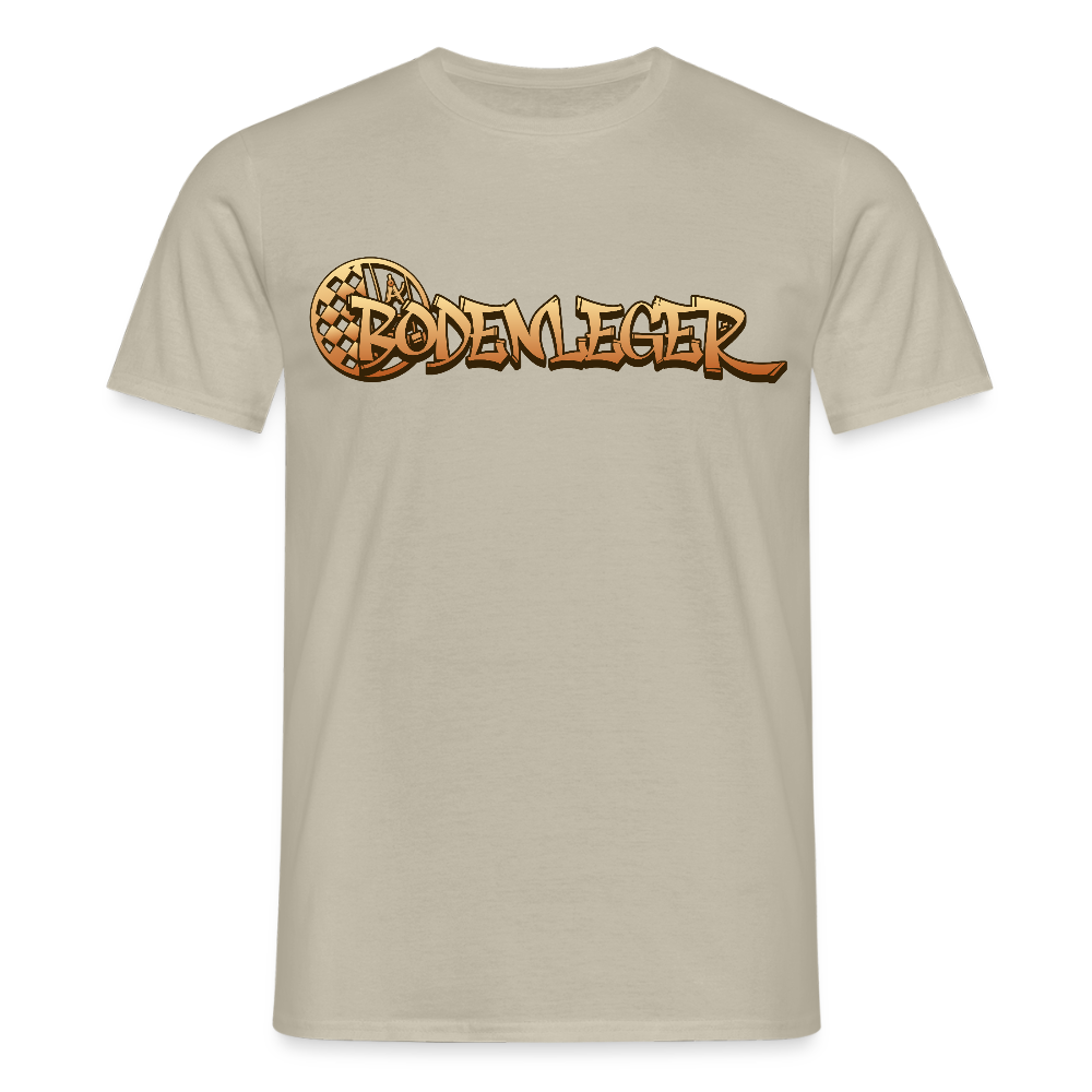 Unisex T-Shirt "Bodenleger" Sandbeige Männer T-Shirt