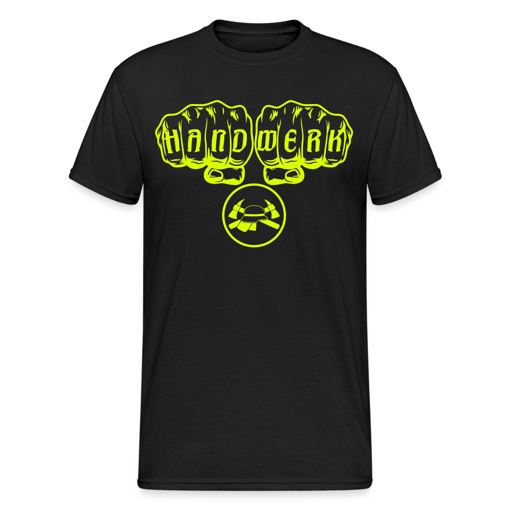 Unisex T-Shirt "Feuerwehr 6" - Schwarz
