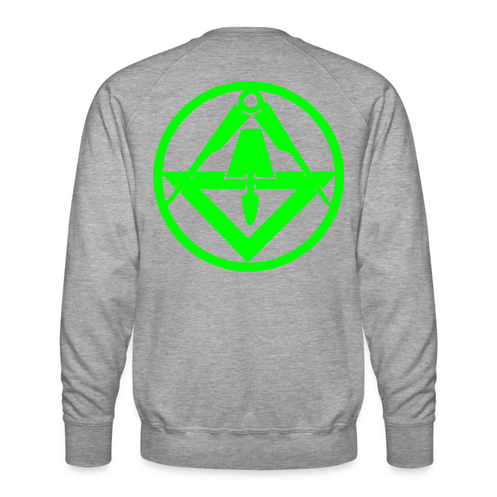 Unisex Premium Pullover "Stuckateur" neongrün Männer Premium Pullover