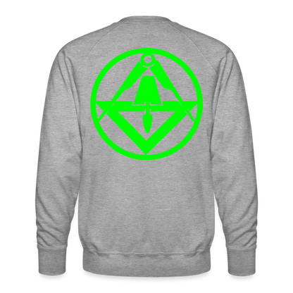Unisex Premium Pullover "Stuckateur" neongrün Männer Premium Pullover