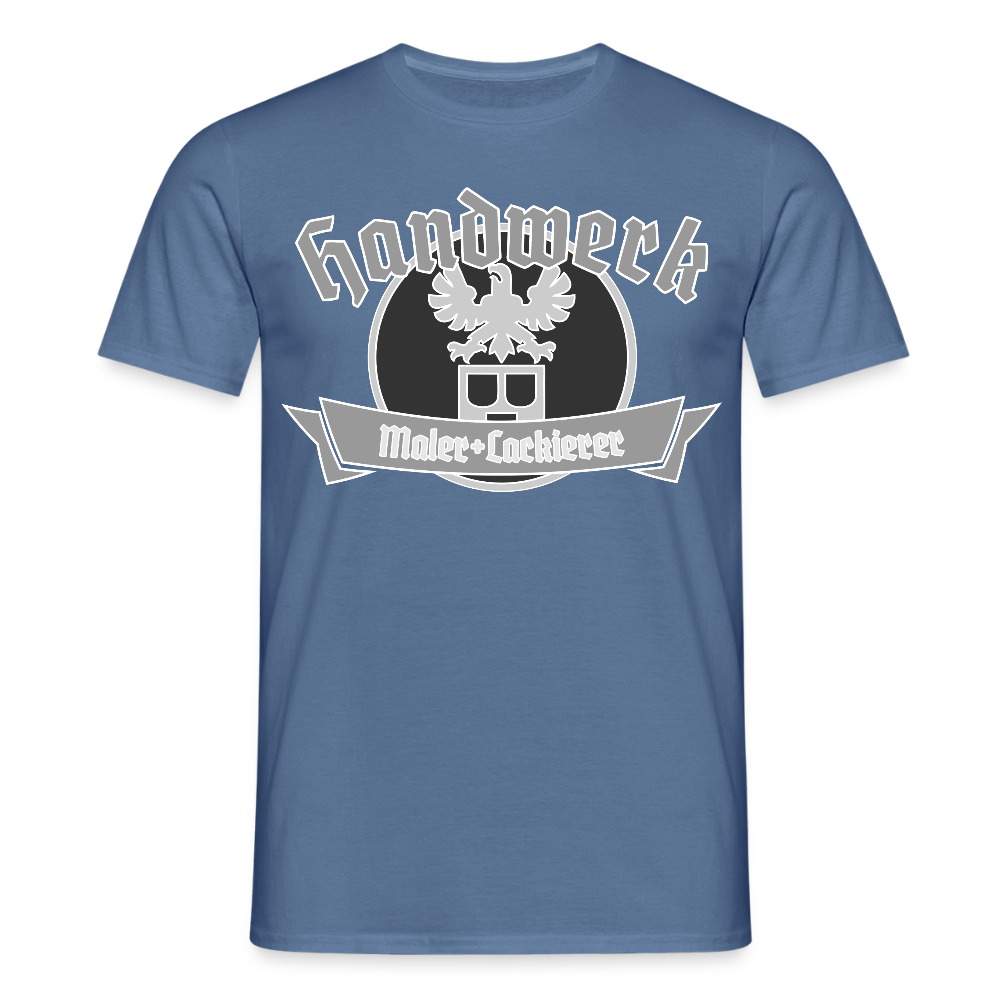 Unisex T-Shirt "Maler/Lackierer" Taubenblau Männer T-Shirt