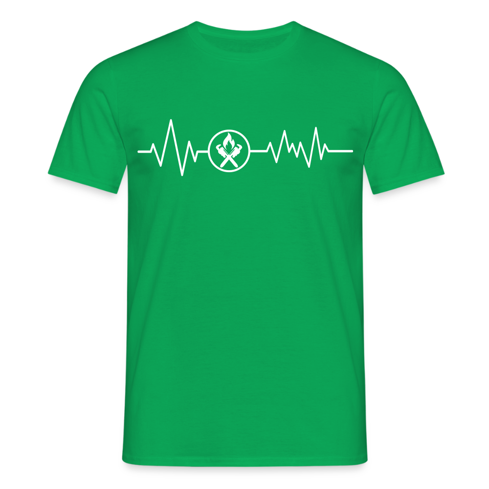 Unisex T-Shirt "Heizungsbauer" Kelly Green Männer T-Shirt