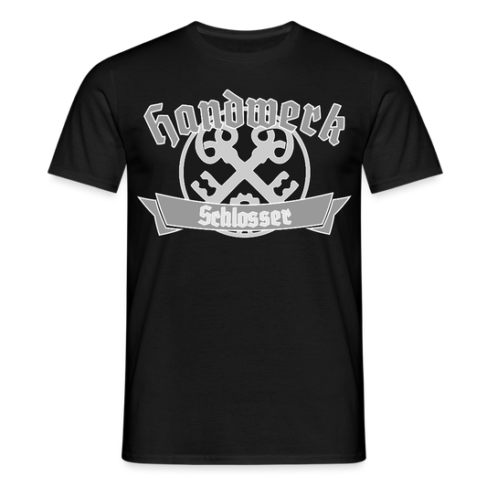 Unisex T-Shirt "Schlosser" - Schwarz