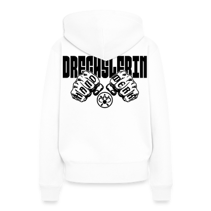 Frauen Hoodie "Drechsler" (beidseitig bedruckt) Weiß Frauen Premium Hoodie