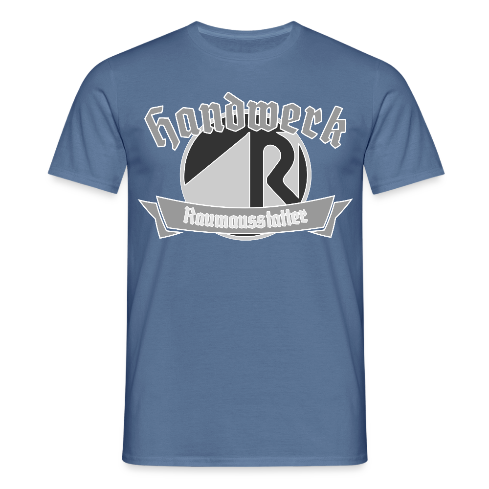 Unisex T-Shirt "Raumausstatter" Taubenblau Männer T-Shirt