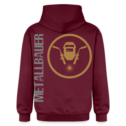 Gildan Unisex Softstyle® "Metallbauer" Maroon Gildan Unisex Softstyle® Midweight Hoodie
